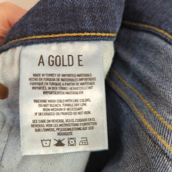 Agolde Womens‎ Jeans Mid Rise Distressed Skinny Size 27 - Picture 8 of 9